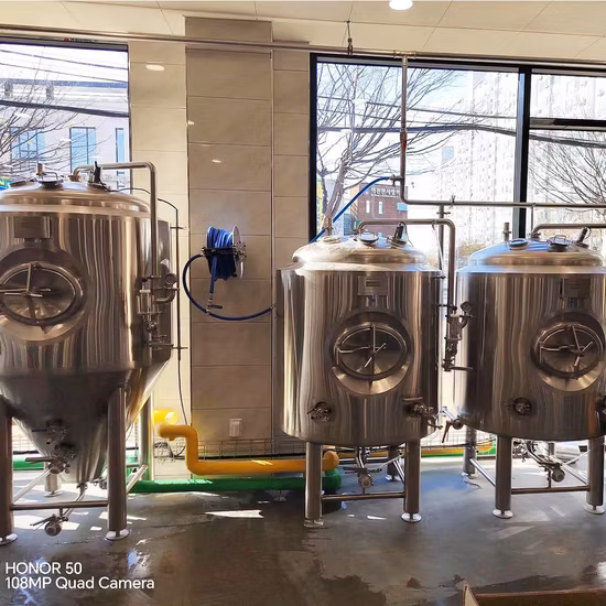 5bbl 10bbl 5hl 10hl Edelstahl-Bierbrauereiausrüstung, Mikrobraumaschine, schlüsselfertiges Projekt zum Verkauf